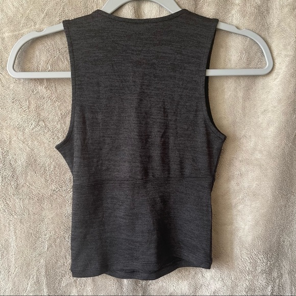 American Eagle Black Tie Front Top - Picture 5 of 8